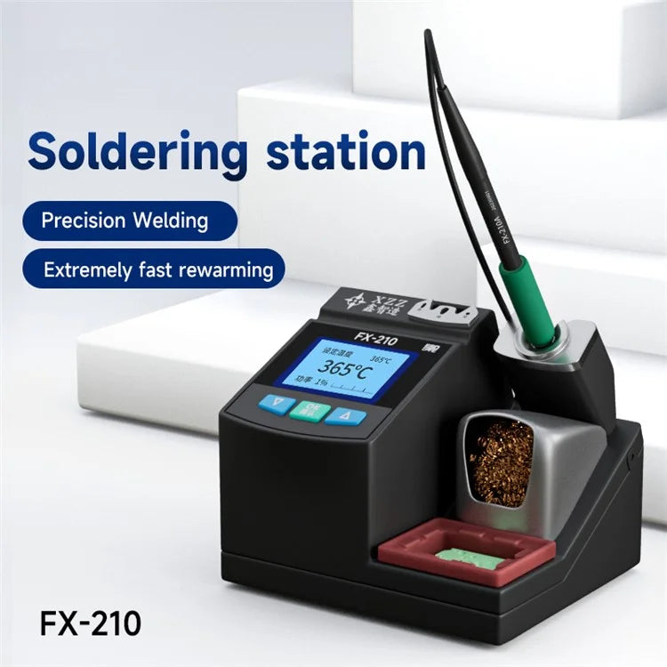 XZZ FX-210 LCD Display Soldering Station for PCB Repair Lead-free Welding Rework Machine