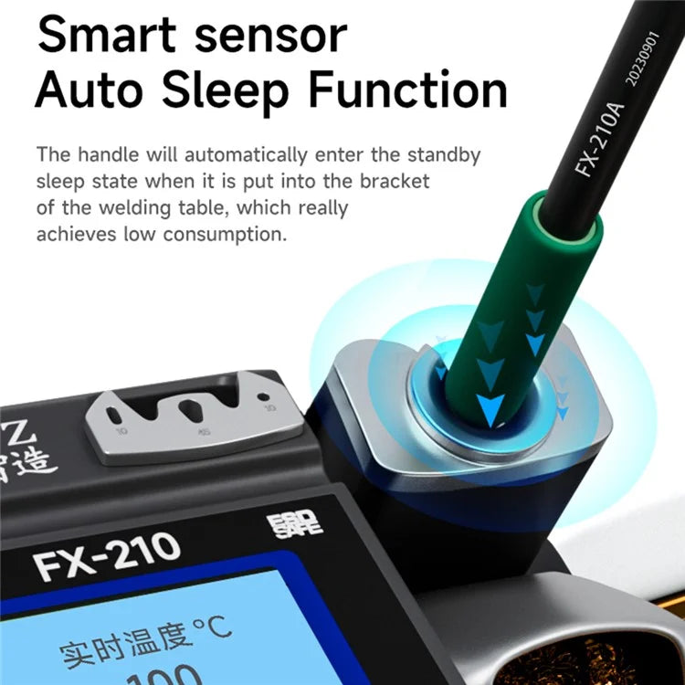 XZZ FX-210 LCD Display Soldering Station for PCB Repair Lead-free Welding Rework Machine