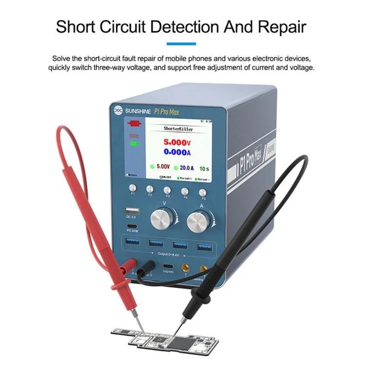 SUNSHINE P1 Pro Max Intelligent Regulated Power Supply Current Voltage Regulation Power Meter