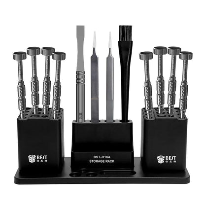 BEST BST-R16A Multifunctional Storage Box Desktop Storage Rack for Phone Repair Tools Organizer