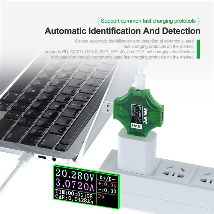 RELIFE XA1 Current Voltage Multifunctional Tester Automatic Identification Detector