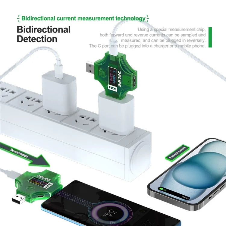 RELIFE XA1 Current Voltage Multifunctional Tester Automatic Identification Detector