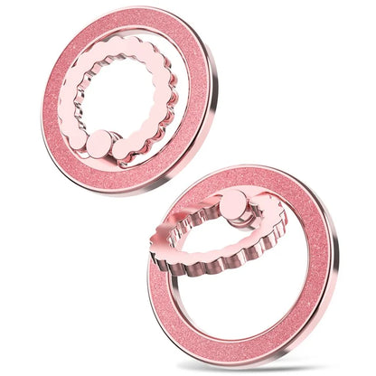 A677 Magnetic Finger Ring Kickstand Rotation Metal Phone Grip Stand