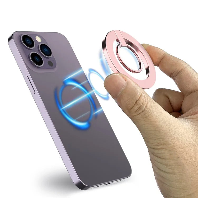 A675 Magnetic Phone Ring Holder for Cell Phone Grip Stand Finger Ring Kickstand