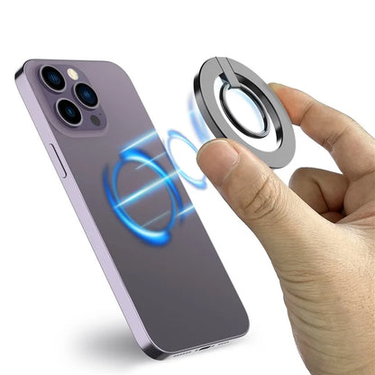 A675 Magnetic Phone Ring Holder for Cell Phone Grip Stand Finger Ring Kickstand