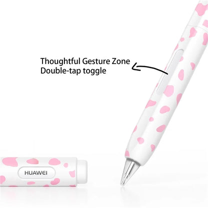 For Huawei M-Pencil 1st Generation Silicone Sleeve Cow Pattern Stylus Pen Protective Cover