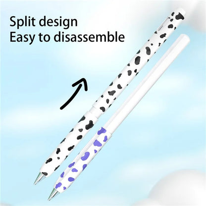 For Huawei M-Pencil 1st Generation Silicone Sleeve Cow Pattern Stylus Pen Protective Cover