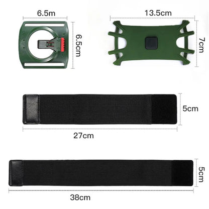 Detachable Armband Phone Holder Rotatable Gym Sports Wristband for 4-7.9-inch Universal Smartphone