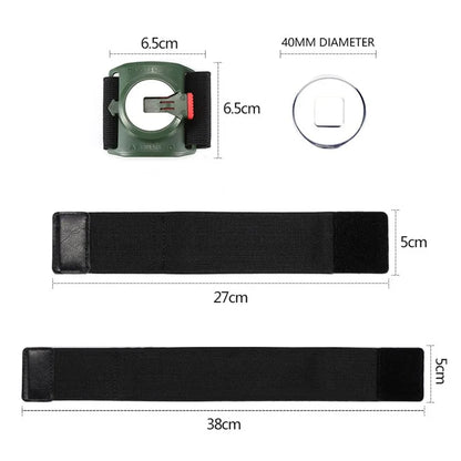 Detachable Lock Metal Buckle Rotatable Wrist Strap Phone Holder Outdoor Sports Armband for 4-7.9" Phones