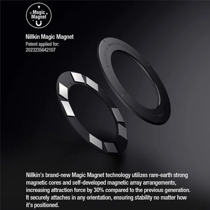 NILLKIN 2Pcs Snaplink Ultra Magnetic Sticker Magnetic Adapter Ring