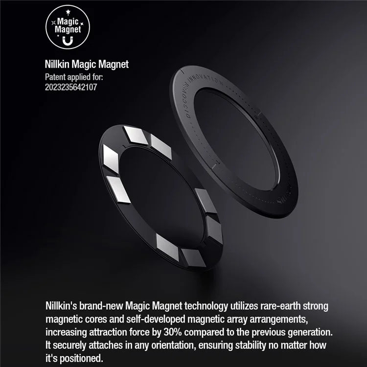 NILLKIN 2Pcs Snaplink Ultra Magnetic Sticker Magnetic Adapter Ring