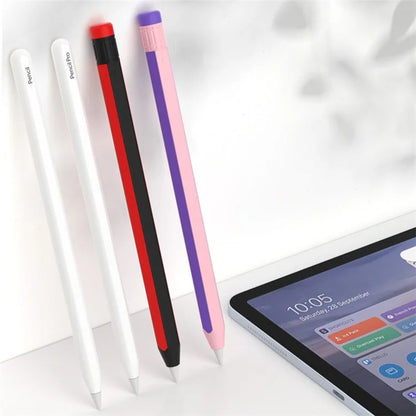 For Apple Pencil (2nd Generation) Stylus Pen Silicone Sleeve Dual Color Protective Cover