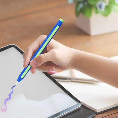For Apple Pencil (2nd Generation) Stylus Pen Silicone Sleeve Dual Color Protective Cover