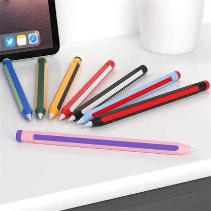 For Apple Pencil (2nd Generation) Stylus Pen Silicone Sleeve Dual Color Protective Cover