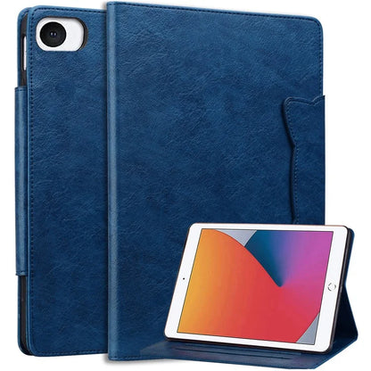For iPad Mini / Mini 2 / mini 3 / mini 4 / mini (2019) 7.9 inch Case Cat-Shaped Magnetic Clasp Leather Business Cover