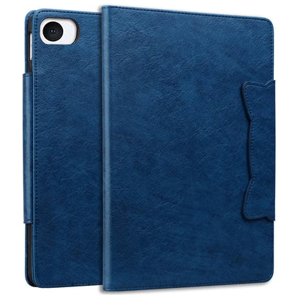 For iPad Mini / Mini 2 / mini 3 / mini 4 / mini (2019) 7.9 inch Case Cat-Shaped Magnetic Clasp Leather Business Cover