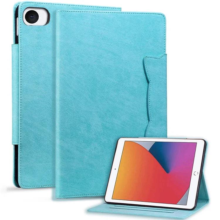 For iPad Mini / Mini 2 / mini 3 / mini 4 / mini (2019) 7.9 inch Case Cat-Shaped Magnetic Clasp Leather Business Cover