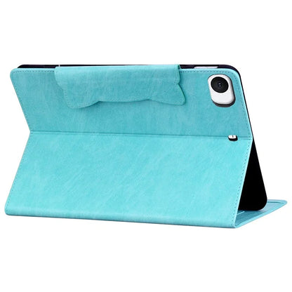 For iPad Mini / Mini 2 / mini 3 / mini 4 / mini (2019) 7.9 inch Case Cat-Shaped Magnetic Clasp Leather Business Cover