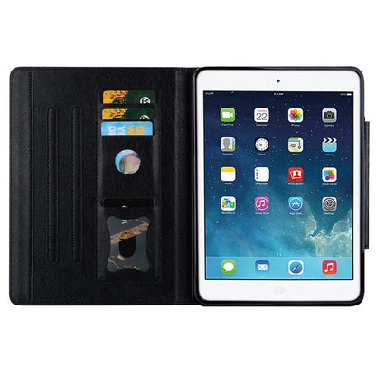For iPad Mini / Mini 2 / mini 3 / mini 4 / mini (2019) 7.9 inch Case Cat-Shaped Magnetic Clasp Leather Business Cover