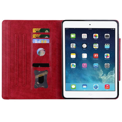 For iPad Mini / Mini 2 / mini 3 / mini 4 / mini (2019) 7.9 inch Case Cat-Shaped Magnetic Clasp Leather Business Cover