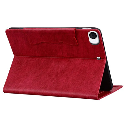 For iPad Mini / Mini 2 / mini 3 / mini 4 / mini (2019) 7.9 inch Case Cat-Shaped Magnetic Clasp Leather Business Cover