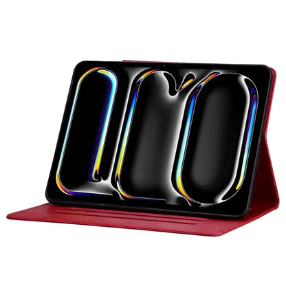 For iPad 10.9 (2022) Case Leather Business Folio Tablet Cover Cute Cat-Shaped Magnetic Clasp