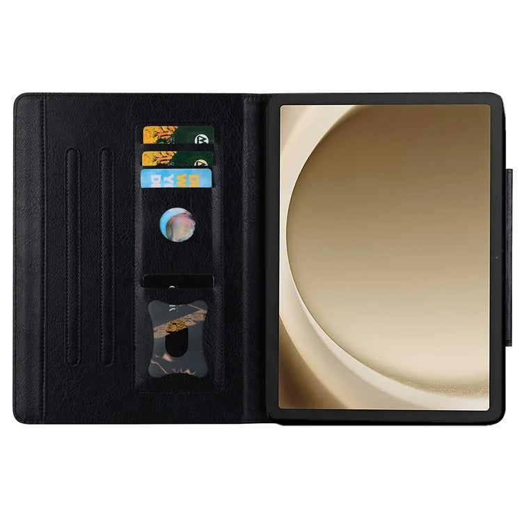 For Samsung Galaxy Tab S9 / Tab S9 FE / Tab S8 / Tab S7 Case Leather Tablet Cover with Card Pocket