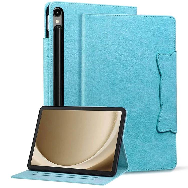 For Samsung Galaxy Tab S9 / Tab S9 FE / Tab S8 / Tab S7 Case Leather Tablet Cover with Card Pocket
