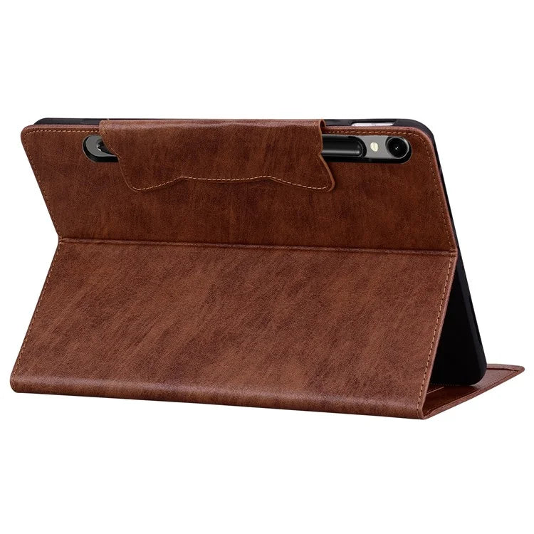 For Samsung Galaxy Tab S9 / Tab S9 FE / Tab S8 / Tab S7 Case Leather Tablet Cover with Card Pocket