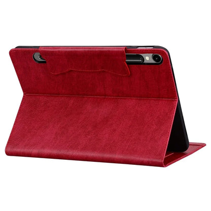 For Samsung Galaxy Tab S9 / Tab S9 FE / Tab S8 / Tab S7 Case Leather Tablet Cover with Card Pocket