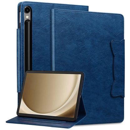 For Samsung Galaxy Tab S9 / Tab S9 FE / Tab S8 / Tab S7 Case Leather Tablet Cover with Card Pocket