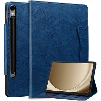 For Samsung Galaxy Tab S9 / Tab S9 FE / Tab S8 / Tab S7 Case Leather Tablet Cover with Card Pocket