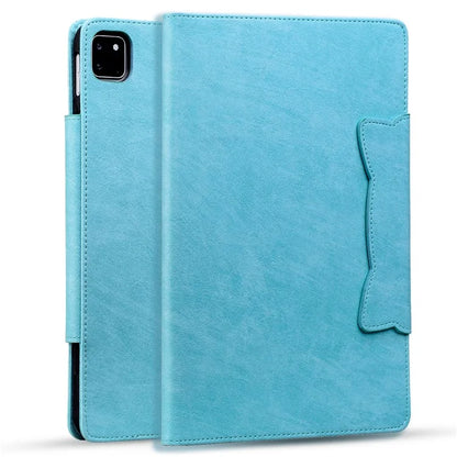 For iPad Pro 12.9-inch (2018) / (2020)  / (2021) / (2022) / iPad Air 13 (2024) Case Card Slots Business Leather Tablet Cover