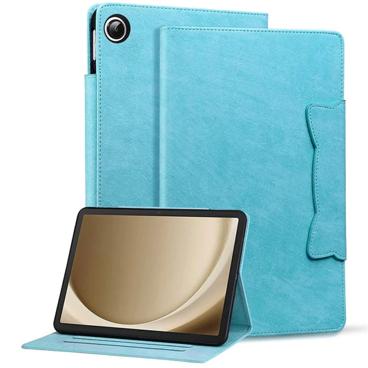 For Samsung Galaxy Tab A9+ X210 X215 X216 Case PU Leather Folio Tablet Cover with Card Slots