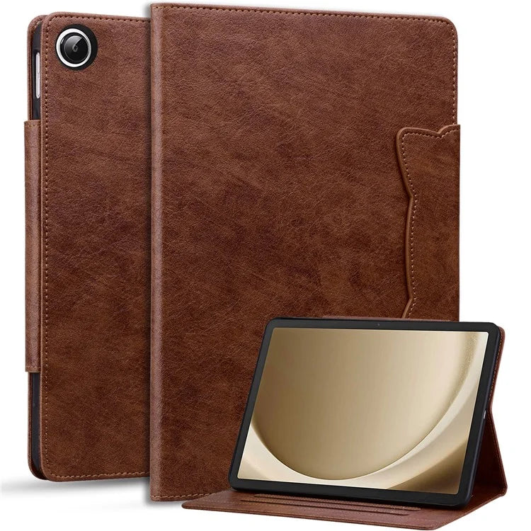 For Samsung Galaxy Tab A9+ X210 X215 X216 Case PU Leather Folio Tablet Cover with Card Slots