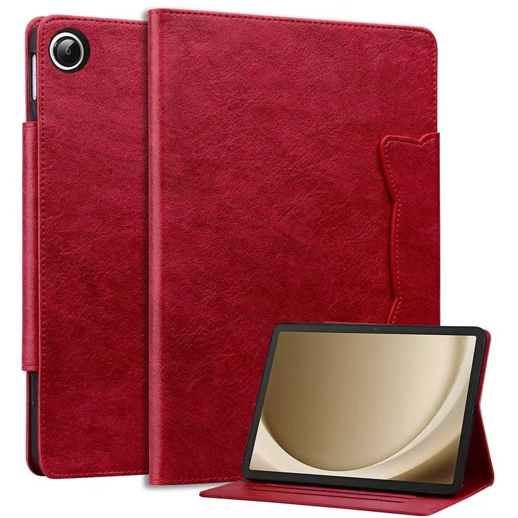 For Samsung Galaxy Tab A9+ X210 X215 X216 Case PU Leather Folio Tablet Cover with Card Slots