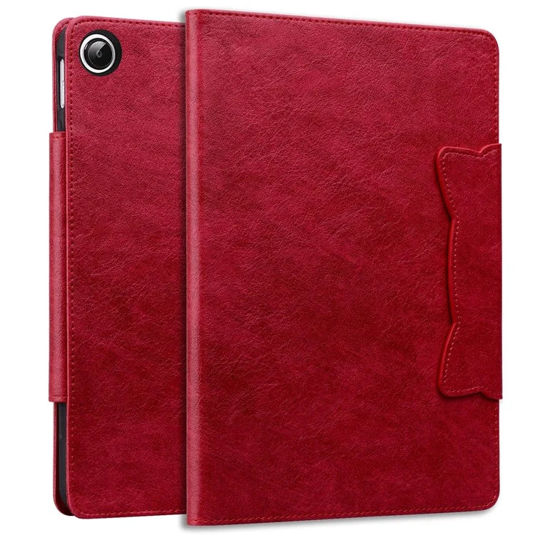 For Samsung Galaxy Tab A9+ X210 X215 X216 Case PU Leather Folio Tablet Cover with Card Slots