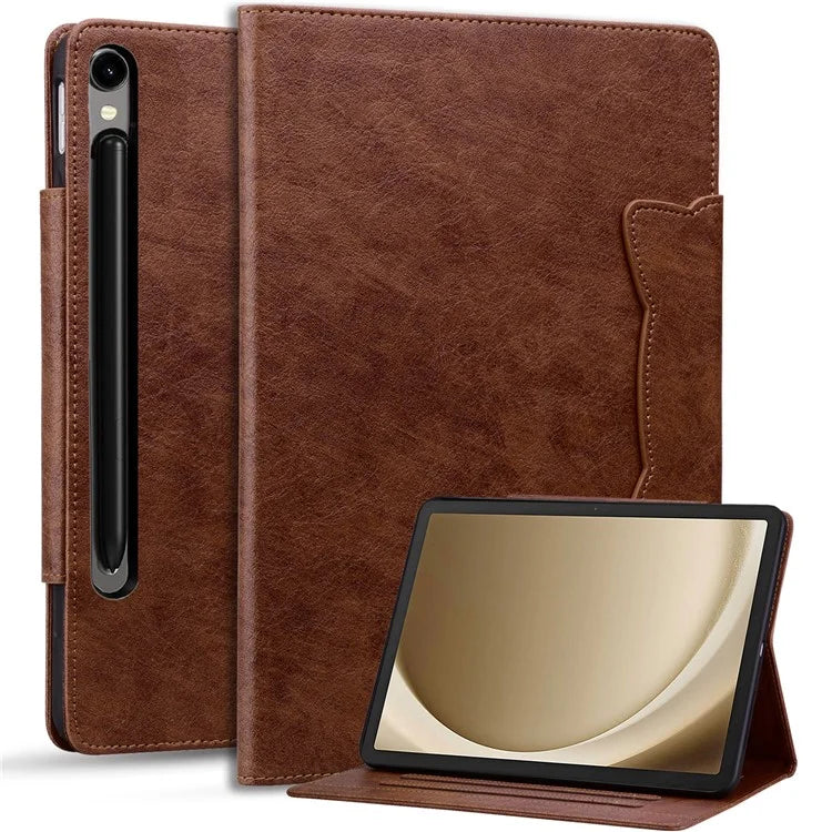 For Samsung Galaxy Tab S9+ / Tab S8+ / Tab S7+ T970 T976B Case Business PU Leather Tablet Cover with Stand Magnetic Clasp