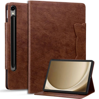 For Samsung Galaxy Tab S9+ / Tab S8+ / Tab S7+ T970 T976B Case Business PU Leather Tablet Cover with Stand Magnetic Clasp