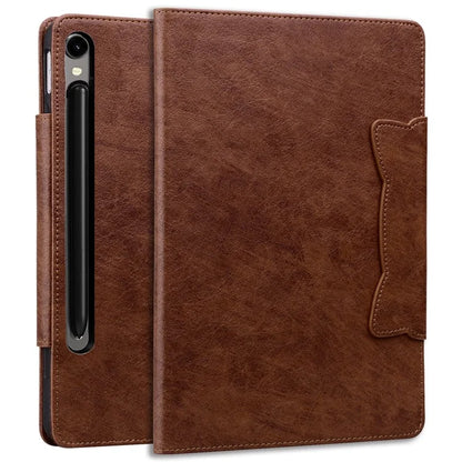 For Samsung Galaxy Tab S9+ / Tab S8+ / Tab S7+ T970 T976B Case Business PU Leather Tablet Cover with Stand Magnetic Clasp