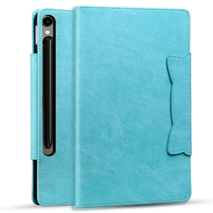 For Samsung Galaxy Tab S9+ / Tab S8+ / Tab S7+ T970 T976B Case Business PU Leather Tablet Cover with Stand Magnetic Clasp