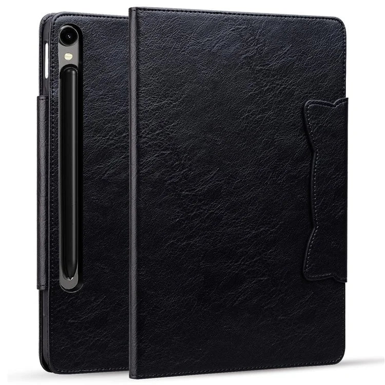 For Samsung Galaxy Tab S9+ / Tab S8+ / Tab S7+ T970 T976B Case Business PU Leather Tablet Cover with Stand Magnetic Clasp
