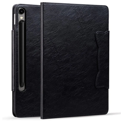 For Samsung Galaxy Tab S9+ / Tab S8+ / Tab S7+ T970 T976B Case Business PU Leather Tablet Cover with Stand Magnetic Clasp