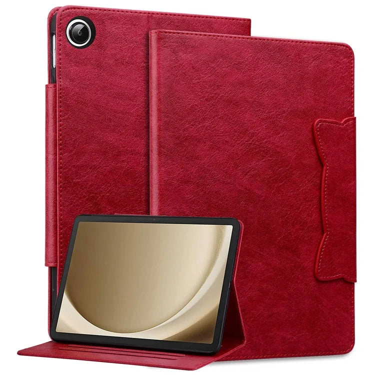 For Samsung Galaxy Tab A9	X110 X115 Stand Case PU Leather Tablet Cover with Magnetic Clasp