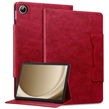 For Samsung Galaxy Tab A9	X110 X115 Stand Case PU Leather Tablet Cover with Magnetic Clasp