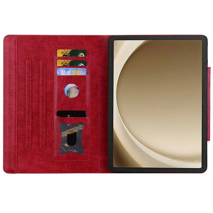 For Samsung Galaxy Tab A9	X110 X115 Stand Case PU Leather Tablet Cover with Magnetic Clasp