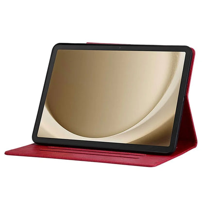 For Samsung Galaxy Tab A9	X110 X115 Stand Case PU Leather Tablet Cover with Magnetic Clasp