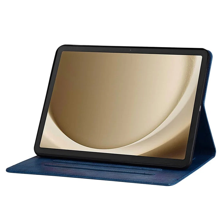 For Samsung Galaxy Tab A9	X110 X115 Stand Case PU Leather Tablet Cover with Magnetic Clasp