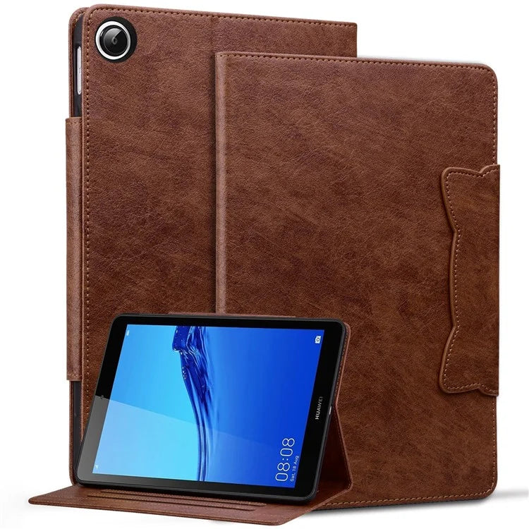 For Huawei Honor Pad 5 8.0-inch / MediaPad M5 Lite 8 Case Magnetic Clasp PU Leather Tablet Cover