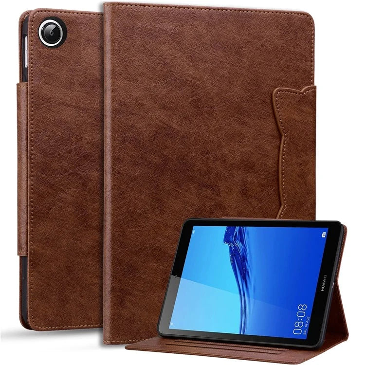 For Huawei Honor Pad 5 8.0-inch / MediaPad M5 Lite 8 Case Magnetic Clasp PU Leather Tablet Cover